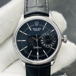 Rolex-Cellini Date 39mm SS/LE Black Stk VRS Asia 3165 Mod