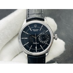 Rolex-Cellini Date 39mm SS/LE Black Stk VRS Asia 3165 Mod