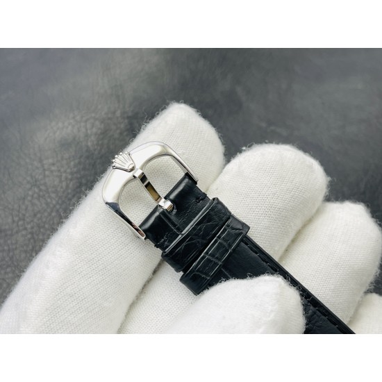 Rolex-Cellini Date 39mm SS/LE Black Stk VRS Asia 3165 Mod