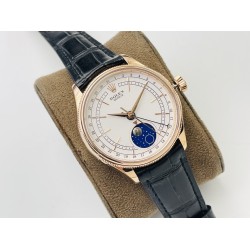 Rolex-Cellini 50535 Moonphase RG/LE Wht VRF Asia 3195 Mod