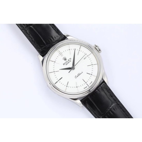 Rolex-Cellini Time Ref.50509 SS/LE White Stick EWF Asia 3132