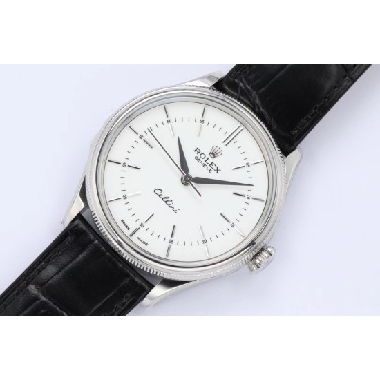Rolex-Cellini Time Ref.50509 SS/LE White Stick EWF Asia 3132