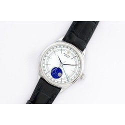 Rolex-Cellini 50535 Moonphase SS/LE Wht EWF Asia 3195 Mod