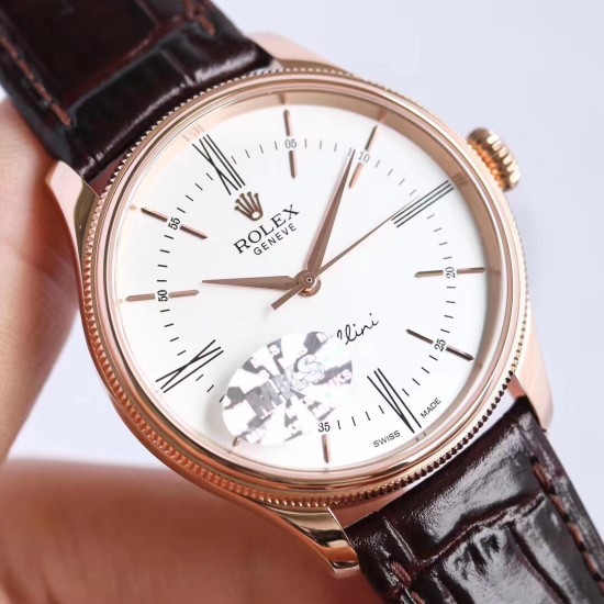 Rolex-Cellini Time Ref.50509 RG/LE White Stick MKS Asia 3132