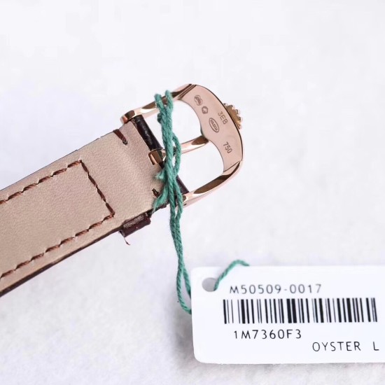 Rolex-Cellini Time 50505 RG/LE White Diam MKS Asia 3132