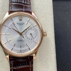 Rolex-Cellini Date 39mm RG/LE White TWF Asia 3165 Mod