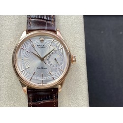 Rolex-Cellini Date 39mm RG/LE White TWF Asia 3165 Mod