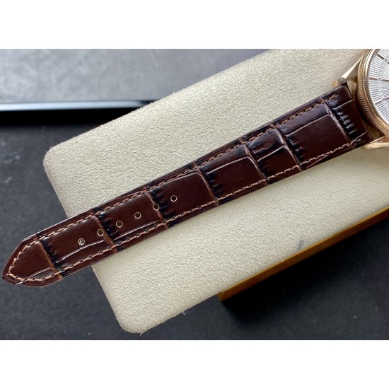 Rolex-Cellini Date 39mm RG/LE White TWF Asia 3165 Mod