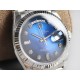 Rolex-DayDate 36mm 128238 Flt Pres SS/SS Blue Stk EWF A3255 Mod