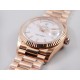 Rolex-DayDate 128235 36mm RG/RG White/Stick EWF V3 VR3255(Gain Weight)