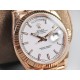 Rolex-DayDate 128235 36mm RG/RG White/Stick EWF V3 VR3255(Gain Weight)