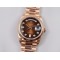 Rolex-DayDate 128235 36mm RG/RG Brown/Dia EWF V3 VR3255(Gain Weight)