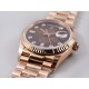 Rolex-DayDate 128235 36mm RG/RG Brown/Dia EWF V3 VR3255(Gain Weight)