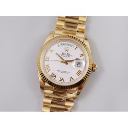 Rolex-DayDate 128238 36mm YG/YG Silver/Rmn EWF V3 VR3255(Gain Weight)