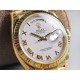 Rolex-DayDate 128238 36mm YG/YG Silver/Rmn EWF V3 VR3255(Gain Weight)