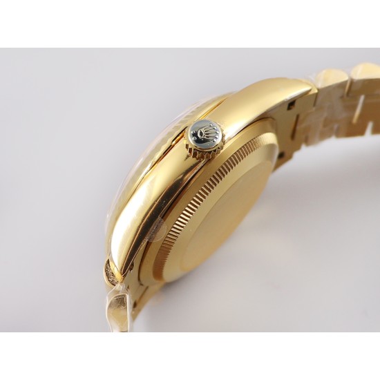 Rolex-DayDate 128238 36mm YG/YG Silver/Rmn EWF V3 VR3255(Gain Weight)