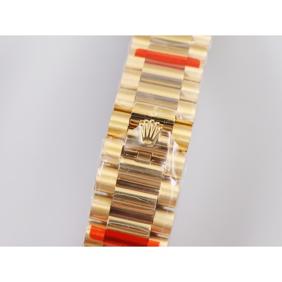 Rolex-DayDate 128238 36mm YG/YG Green/Dia EWF V3 VR3255(Gain Weight)