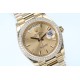 Rolex-DayDate 36mm Dia Pres YG/YG Gold Stk EWF A3255 Mod