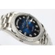 Rolex-DayDate 36mm Dia Pres SS/SS G-Blue Diam EWF A3255 Mod