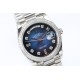 Rolex-DayDate 36mm Dia Pres SS/SS G-Blue Diam EWF A3255 Mod