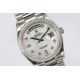Rolex-DayDate 36mm Dia Pres SS/SS Wht MOP Diam EWF A3255 Mo