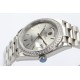 Rolex-DayDate 36mm Dia Pres SS/SS Silv Wht Stk EWF A3255 Mo