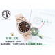 Rolex-DayDate 36mm Dia Pres RG/RG Brown Diam EWF A3255 Mod