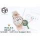 Rolex-DayDate 36mm Dia Pres RG/RG Wht MOP Diam EWF A3255 Mo