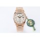 Rolex-DayDate 36mm Dia Pres RG/RG Wht MOP Diam EWF A3255 Mo
