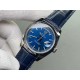 Rolex-DayDate 128239 36mm SS/LE Blue/Stk QF V3 VR3255(Gain Weight)