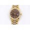 Rolex-DayDate 36mm Dia Pres YG/YG Brown Diam EWF A3255 Mod