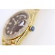 Rolex-DayDate 36mm Dia Pres YG/YG Brown Diam EWF A3255 Mod