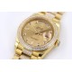 Rolex-DayDate 36mm Dia Pres YG/YG Gold Diam EWF A3255 Mod