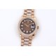Rolex-DayDate 36mm Dia Pres RG/RG G-Brown Diam EWF A3255 Mo