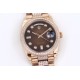 Rolex-DayDate 36mm Dia Pres RG/RG G-Brown Diam EWF A3255 Mo