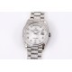 Rolex-DayDate 36mm Dia Pres SS/SS Wht MOP Diam EWF A3255 Mo