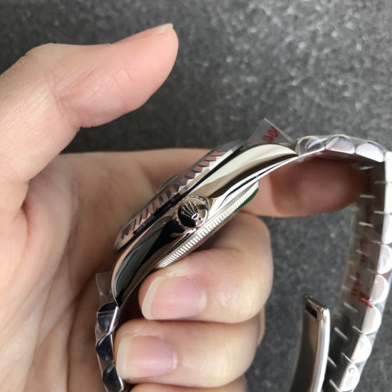 Rolex-DayDate 36mm SS/SS Flt Pres Turquoise Dial RAF A2836