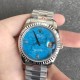 Rolex-DayDate 36mm SS/SS Flt Pres Turquoise Dial RAF A2836