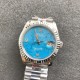 Rolex-DayDate 36mm SS/SS Flt Pres Turquoise Dial RAF A2836