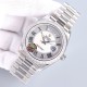 Rolex-DayDate 128239 36mm SS/SS Diamond/Rmn LZ V3 VR3255(Gain Weight)