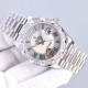 Rolex-DayDate 128239 36mm SS/SS Diamond/Rmn LZ V3 VR3255(Gain Weight)