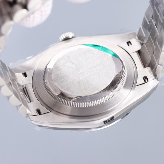 Rolex-DayDate 128239 36mm SS/SS Diamond/White Dial LZ V3 VR3255(Gain Weight)