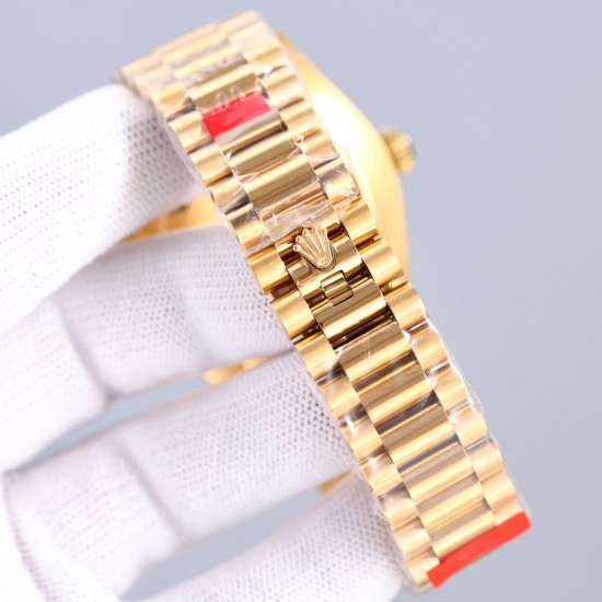 Rolex-DayDate 128239 36mm YG/YG Diamond/Rmn LZ V3 VR3255(Gain Weight)