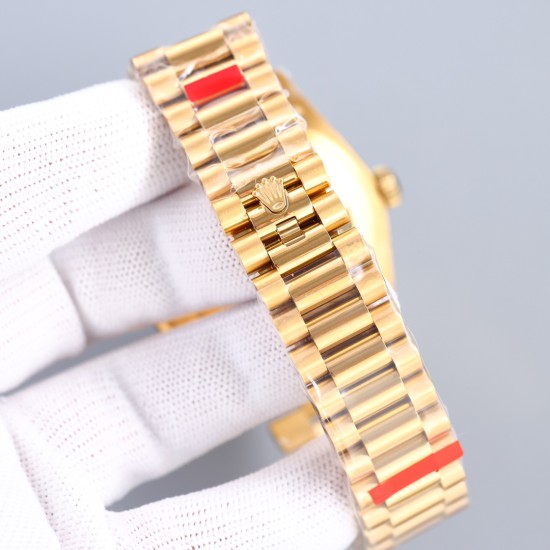 Rolex-DayDate 128239 36mm YG/YG Diamond DIal LZ V3 VR3255(Gain Weight)