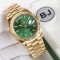 Rolex-DayDate 128238 36mm YG/YG Green/Brown YG Dial BJ V3 VR3255(Gain Weight)