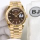 Rolex-DayDate 128238 36mm YG/YG Green/Brown YG Dial BJ V3 VR3255(Gain Weight)
