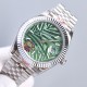 Rolex-Datejust 126333 41mm Jub SS/SS Green Textured/Stk LZ SH3235