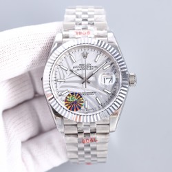 Rolex-Datejust 126333 41mm Jub SS/SS White Textured/Stk LZ SH3235