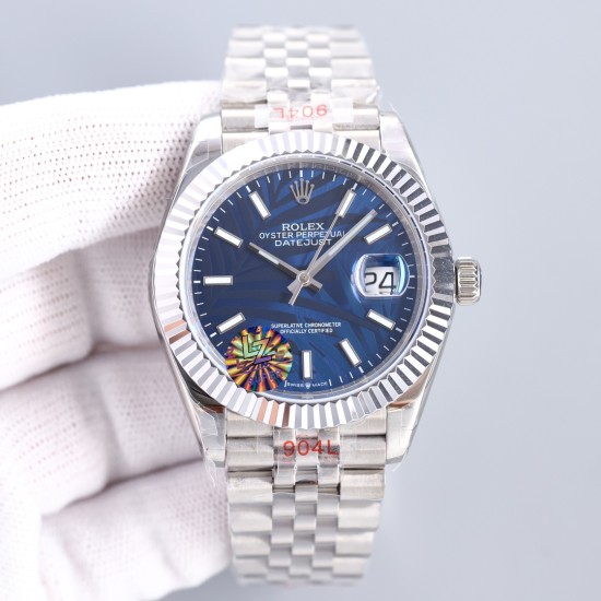Rolex-Datejust 126333 41mm Jub SS/SS White Textured/Stk LZ SH3235