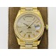 Rolex-DayDate 36mm YG/YG Dia Pres Diamond Dial VRS A2836